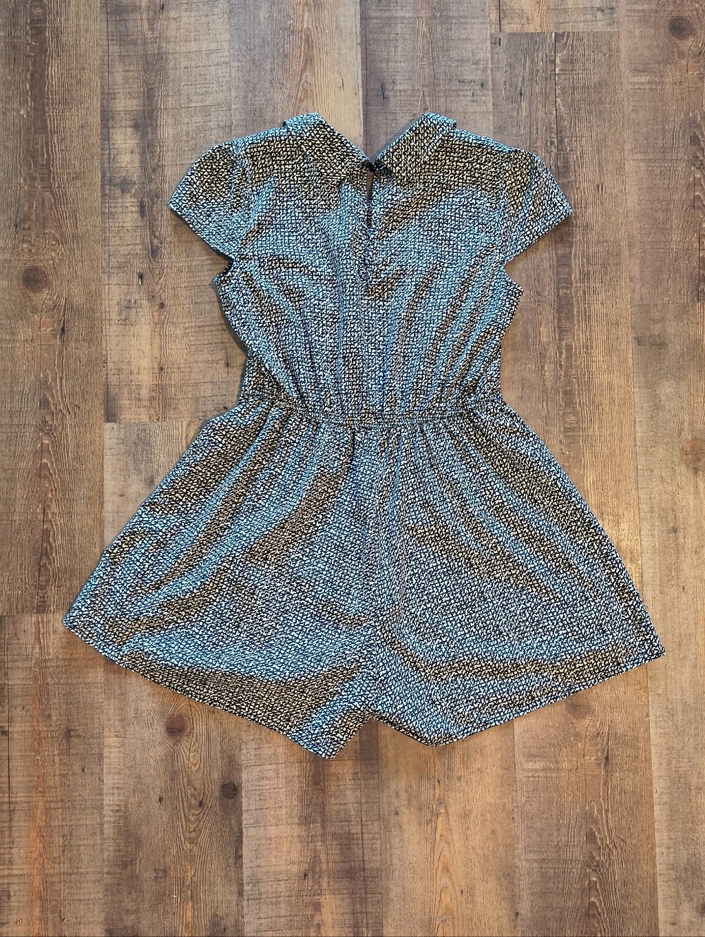 Trixxi Black White Short Sleeved Mini Skort Collared Tennis Dress Stylish Size M - Picture 8 of 10